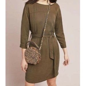Anthropologie Olive Long Sleeve Dress